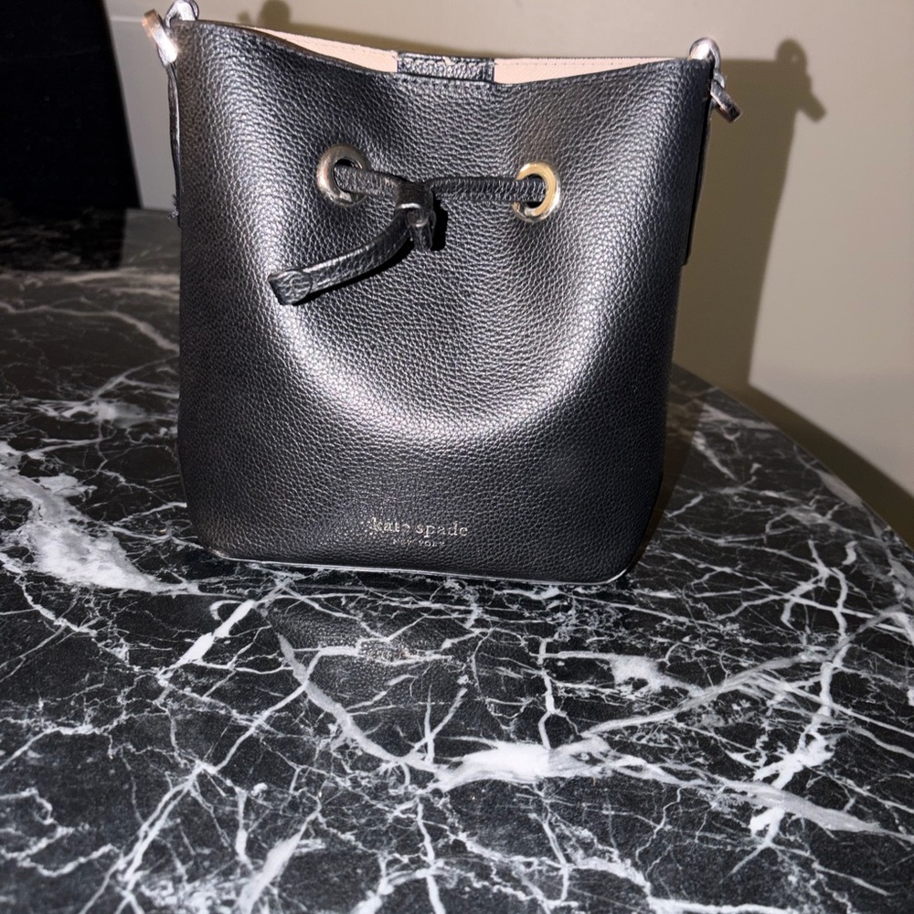 Kate Spade Black Mini Bucket Bag